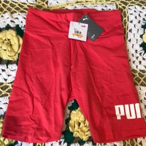 Puma brand biker shorts